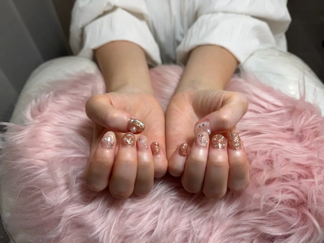 ネイル 長さ出し フレンチネイル グラデーション 韓国ネイル マグネットネイル ハンドネイル VB HEAVEN nailのネイルデザイン