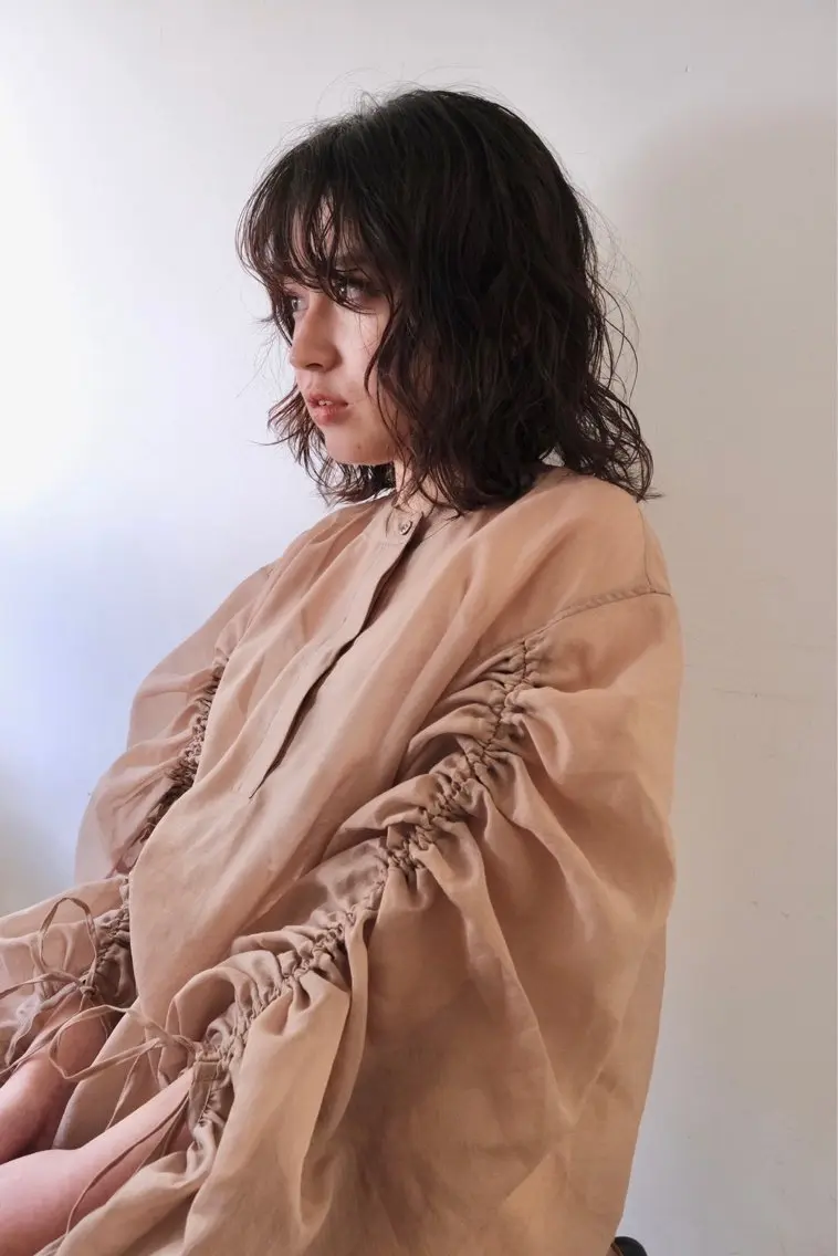 ミディアム パーマ Ravo 西村 優花のヘアスタイル