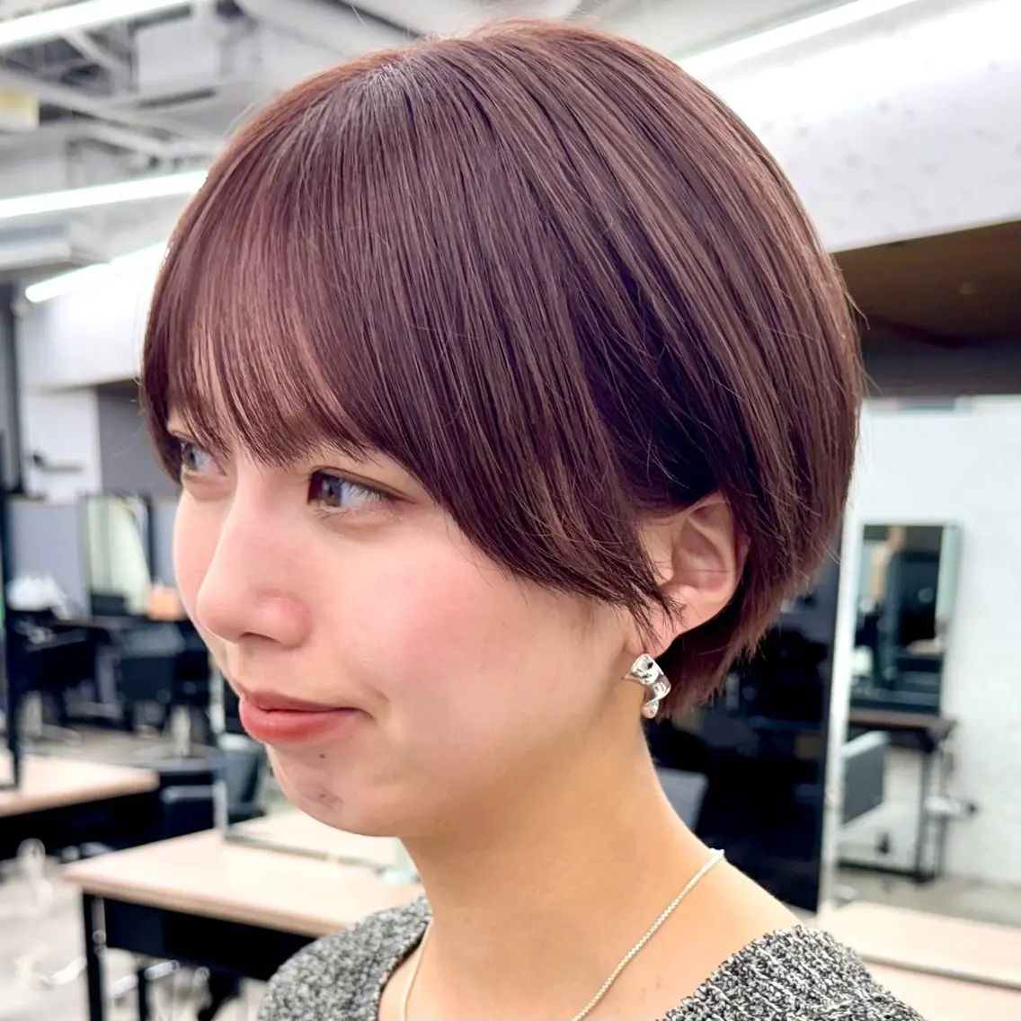 ショート カラー ヘアアレンジ 暖色/レイヤー/ショ ート/hana🌸のヘアスタイル