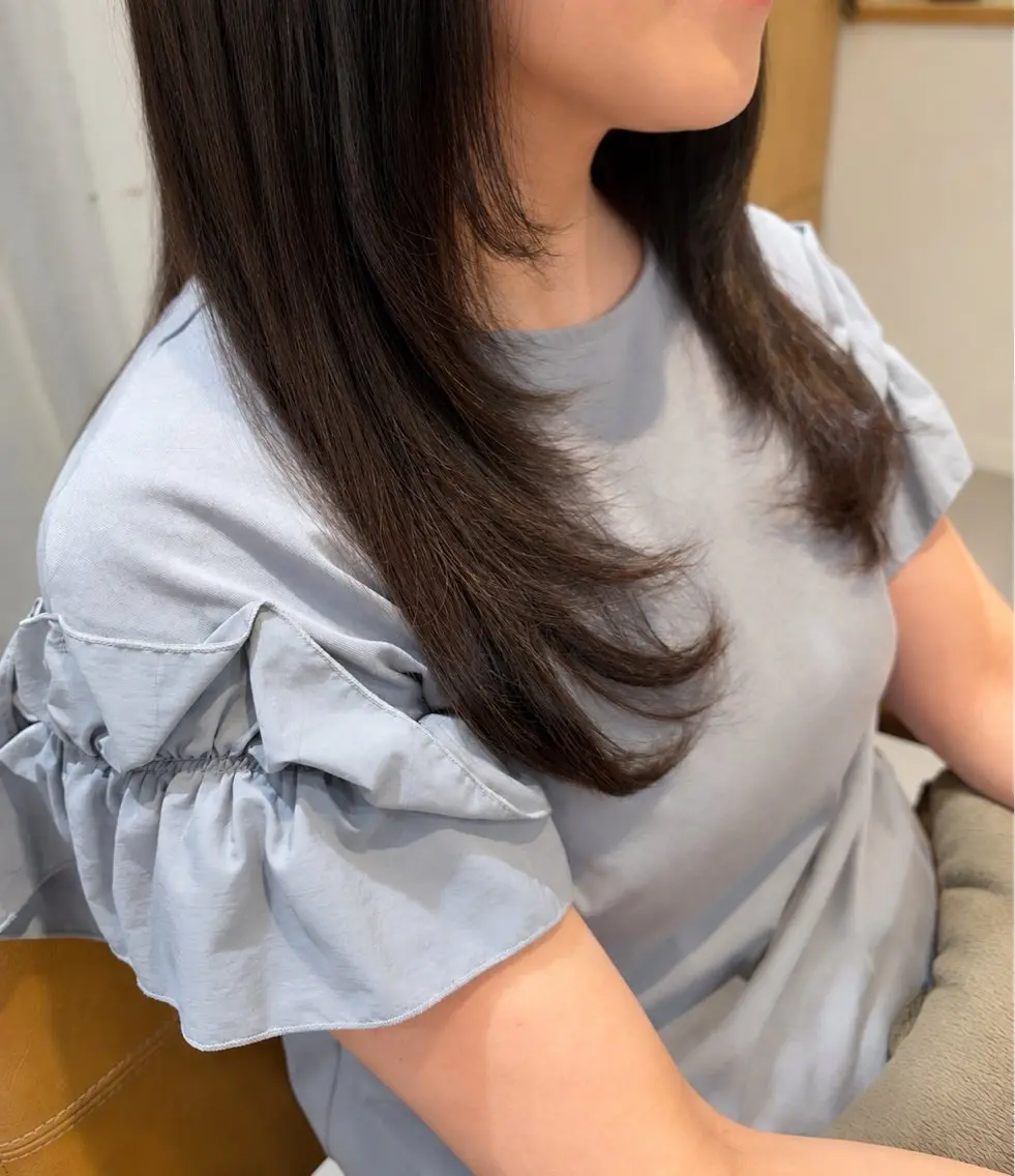 セミロング fumika ☪︎⋆のヘアスタイル
