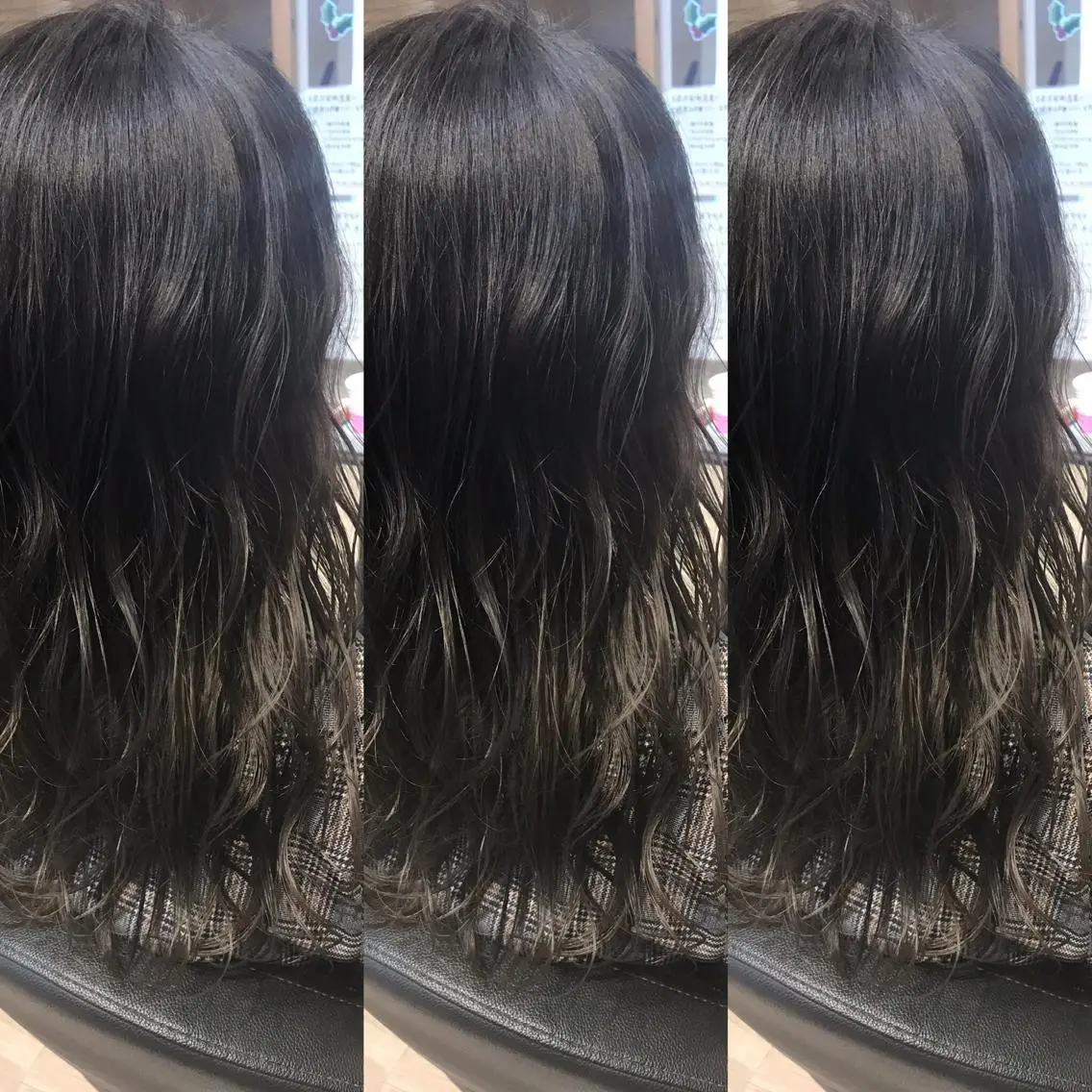 セミロング カラー グラデーションカラー ハイトーンカラー ヘアカラー 大久保 隆蔵のヘアスタイル