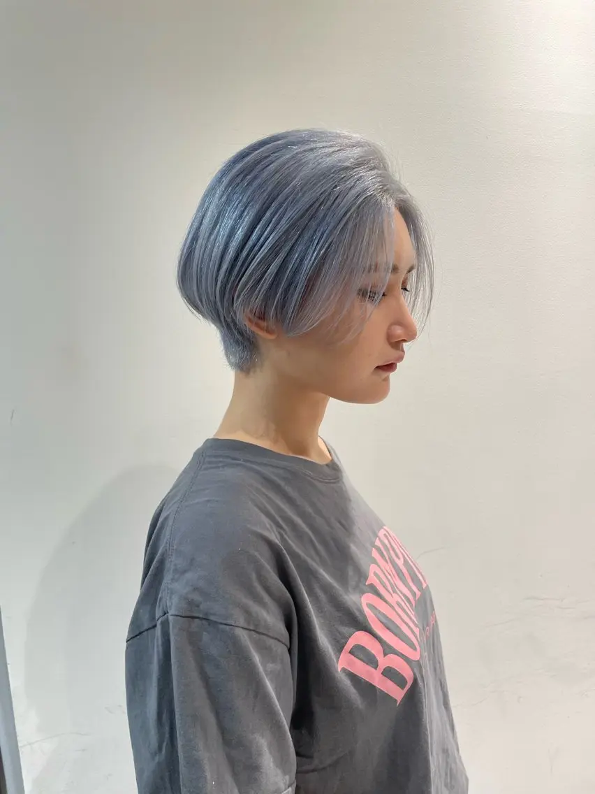 ショート カラー カット ヘアカラー トリートメント ヘアセット 💜ハイトーン💛 マジカルかいちゃんのヘアスタイル