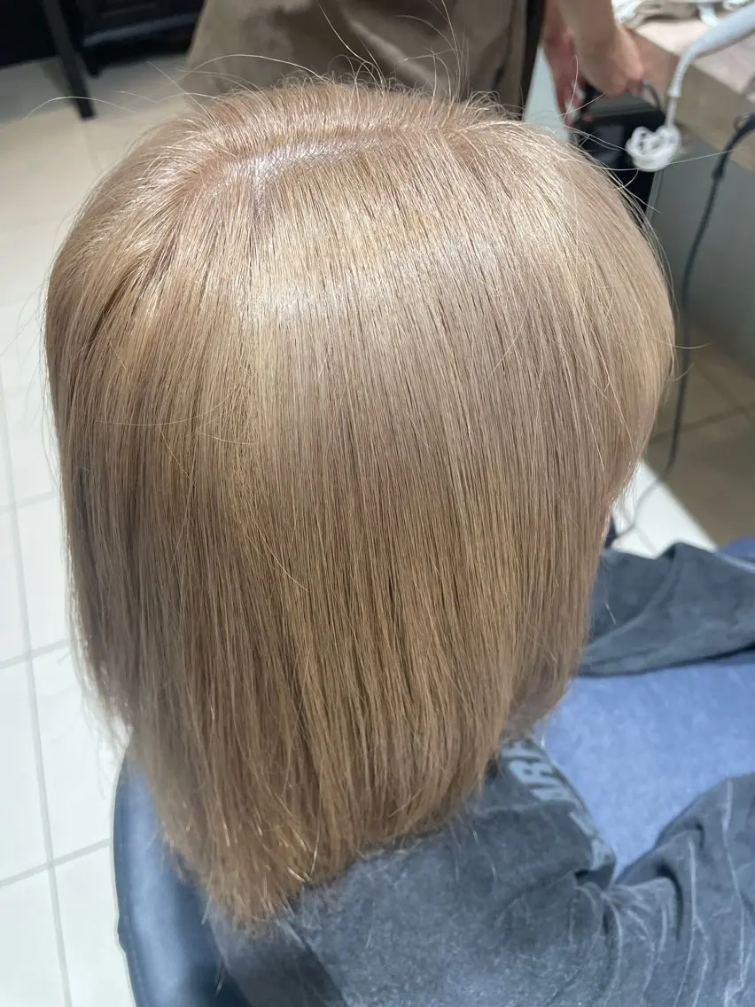 ダブルカラー+ブローの写真