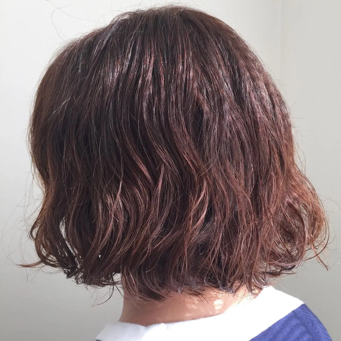 ショート カラー パーマ ボブ カット ヘアカラー トリートメント メンズ特化✨パーマ Atria横浜コンダのヘアスタイル