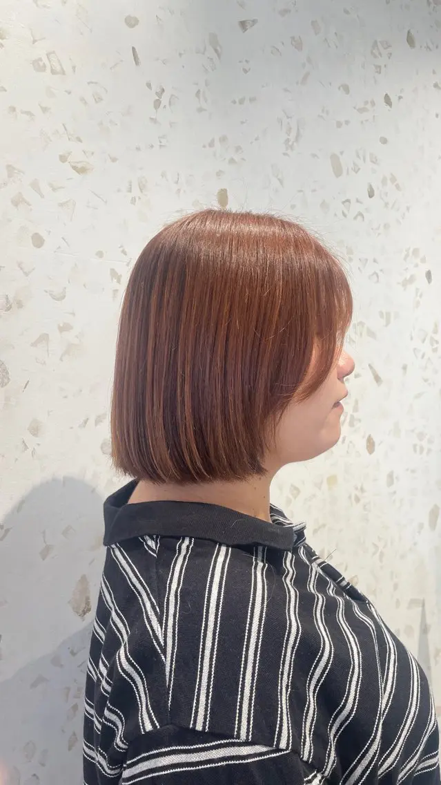ショート ボブ 上原 彩乃のヘアスタイル