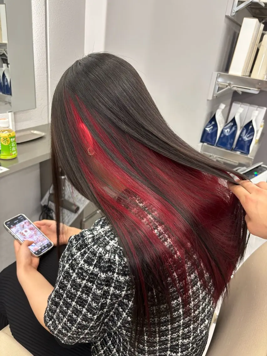 ロング ヘアカラー 酒井 剛喜のヘアスタイル