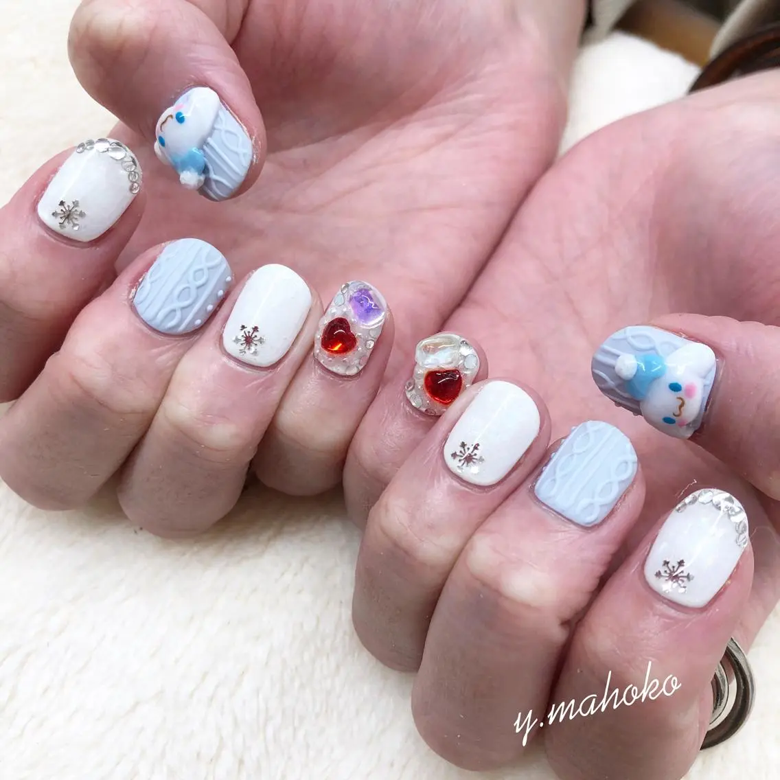 ネイル ハンドネイル パラジェル有/ 長さだし/mahoのネイルデザイン