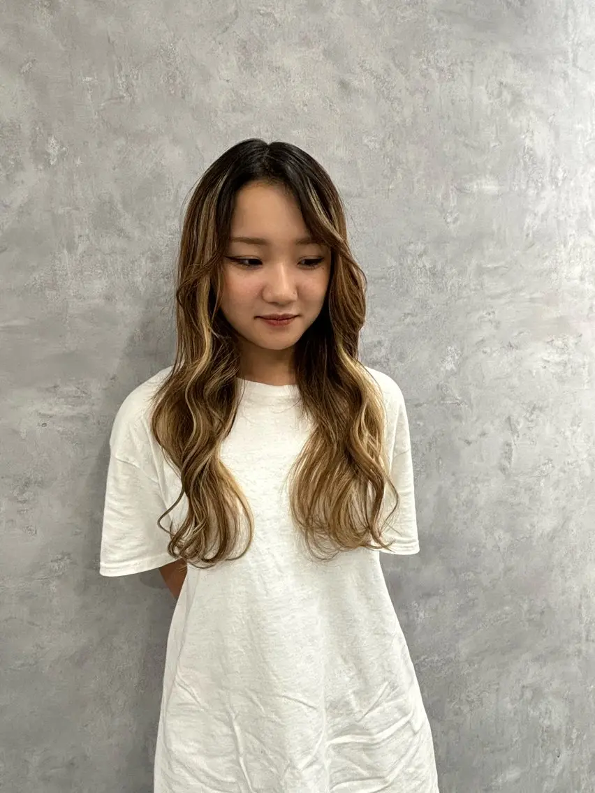 ロング プルエクステ エクステ エクステ 江田 悠真のヘアスタイル