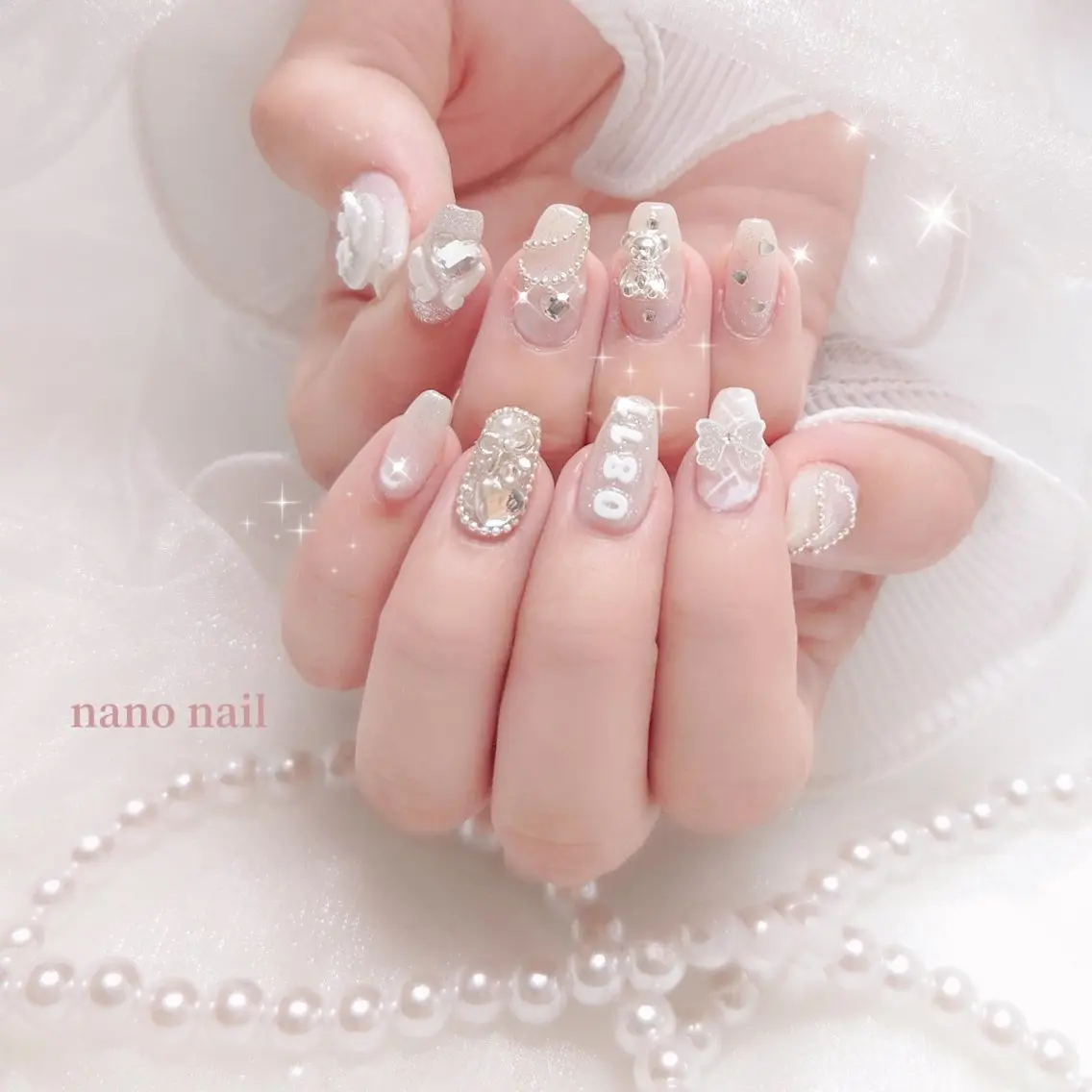 ネイル アートネイル nano nail☁ 丸の内💫のネイルデザイン