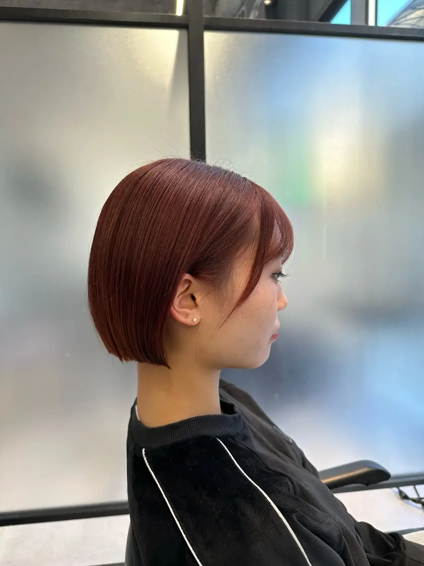 ショート ボブ 大人女性の髪質改善 🫧鷹司郎のヘアスタイル