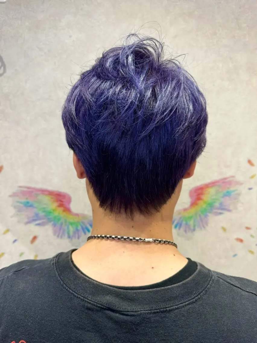 ショート メンズ カット ヘアカラー トリートメント 韓国ヘアー🦄ྀི オタク美容師🌈山本のヘアスタイル