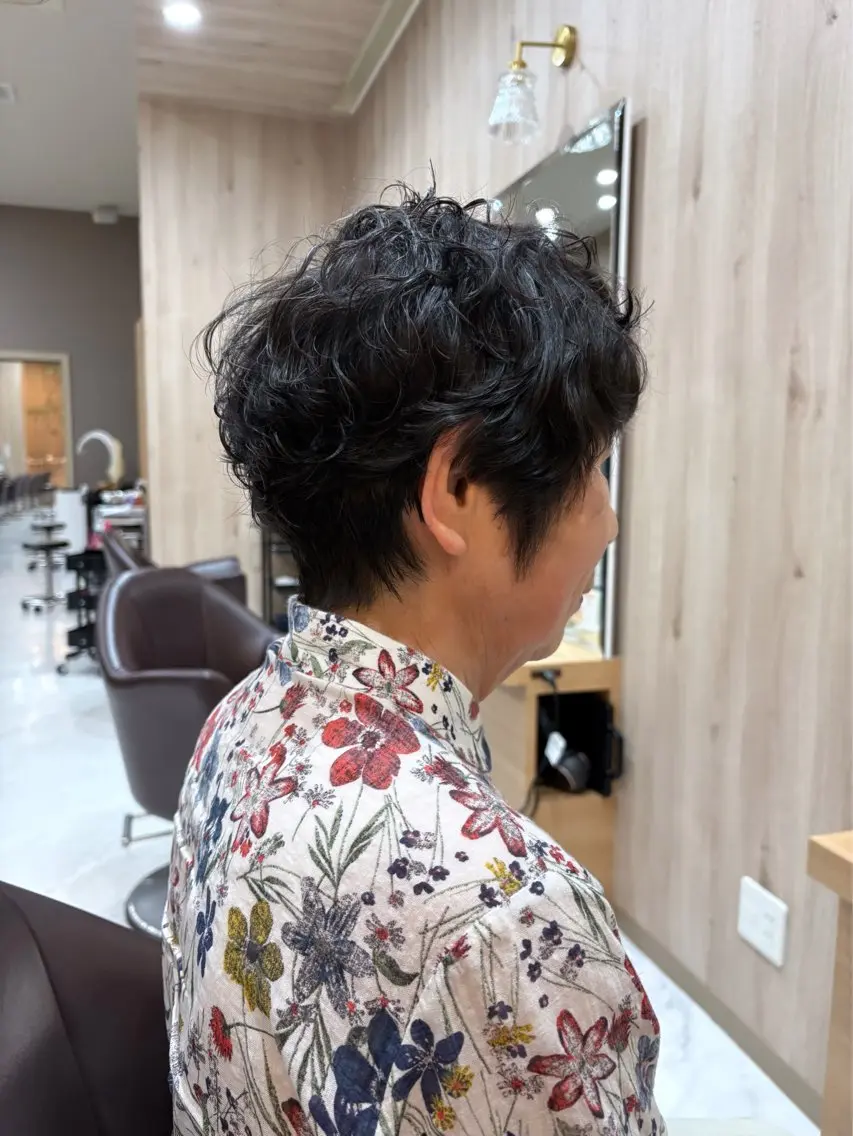 ショート パーマ ミセス 喜多 智規のヘアスタイル