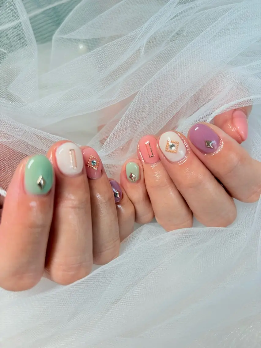 ネイル ワンカラーネイル TULIP NAIL & EYEのマツエク・マツパデザイン