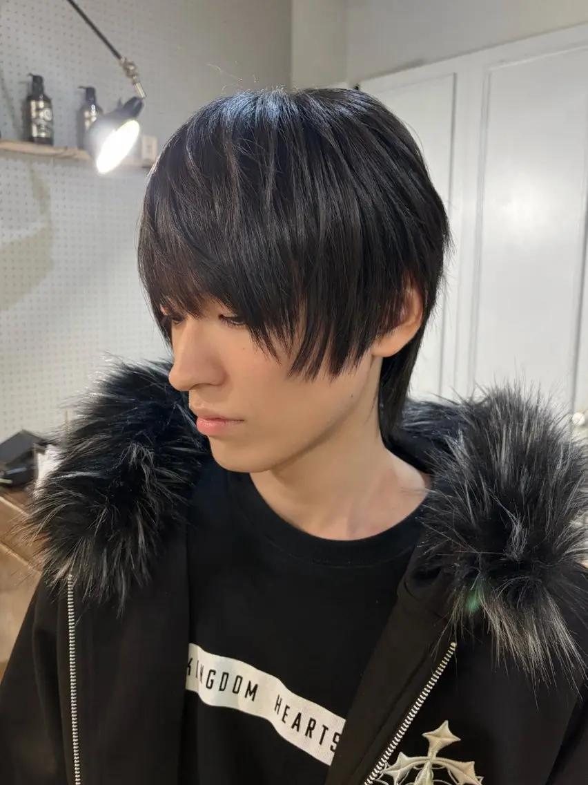 メンズ メンズウルフカット ウルフカット カット 盛れるレイヤー× ウルフMari🪽のヘアスタイル
