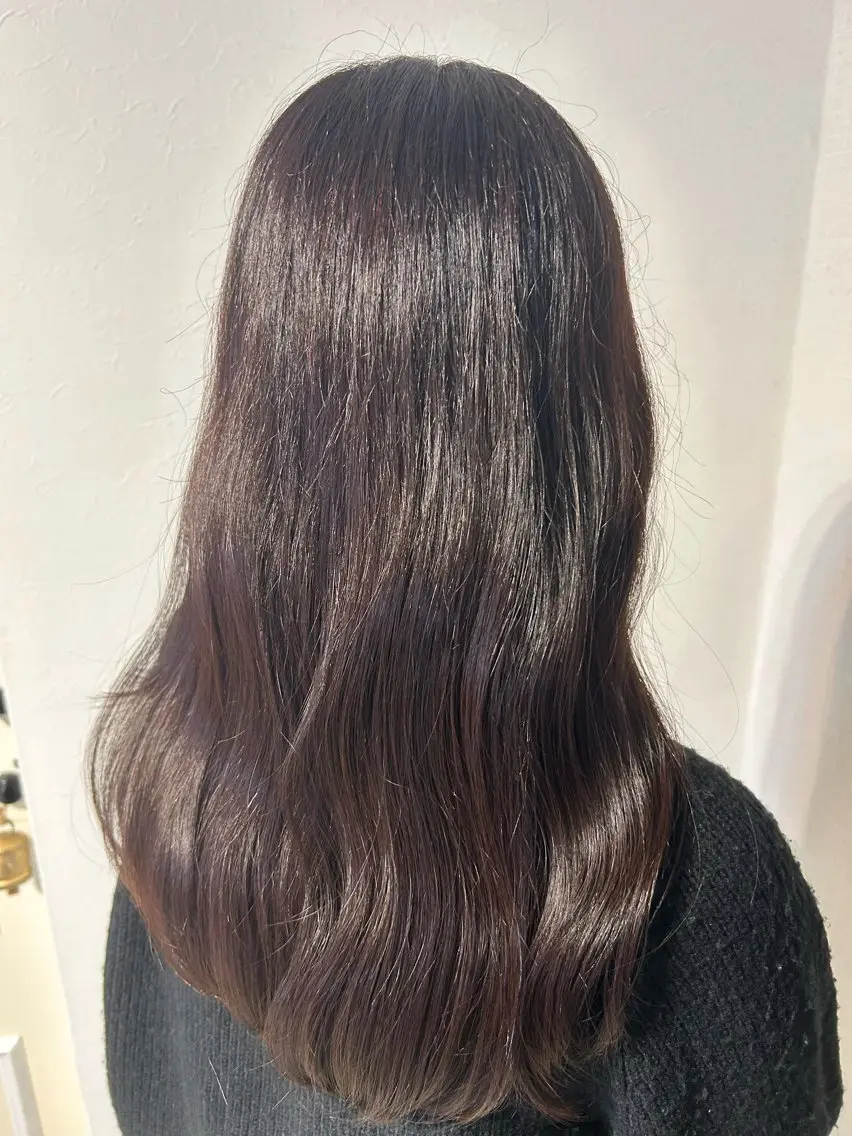 ロング カラー ブラウンカラー annuy ハルタのヘアスタイル