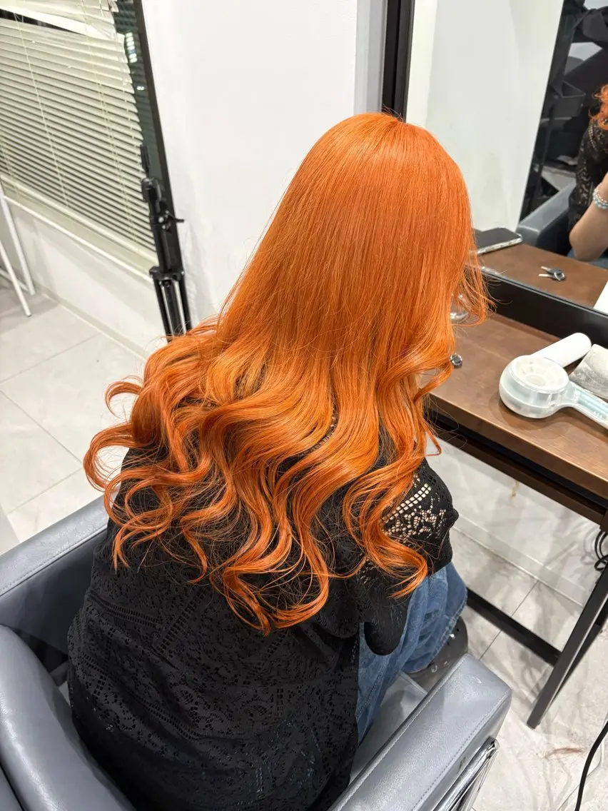 セミロング カラー ヘアカラー coco横浜なごみ ブリーチ/エクステのヘアスタイル