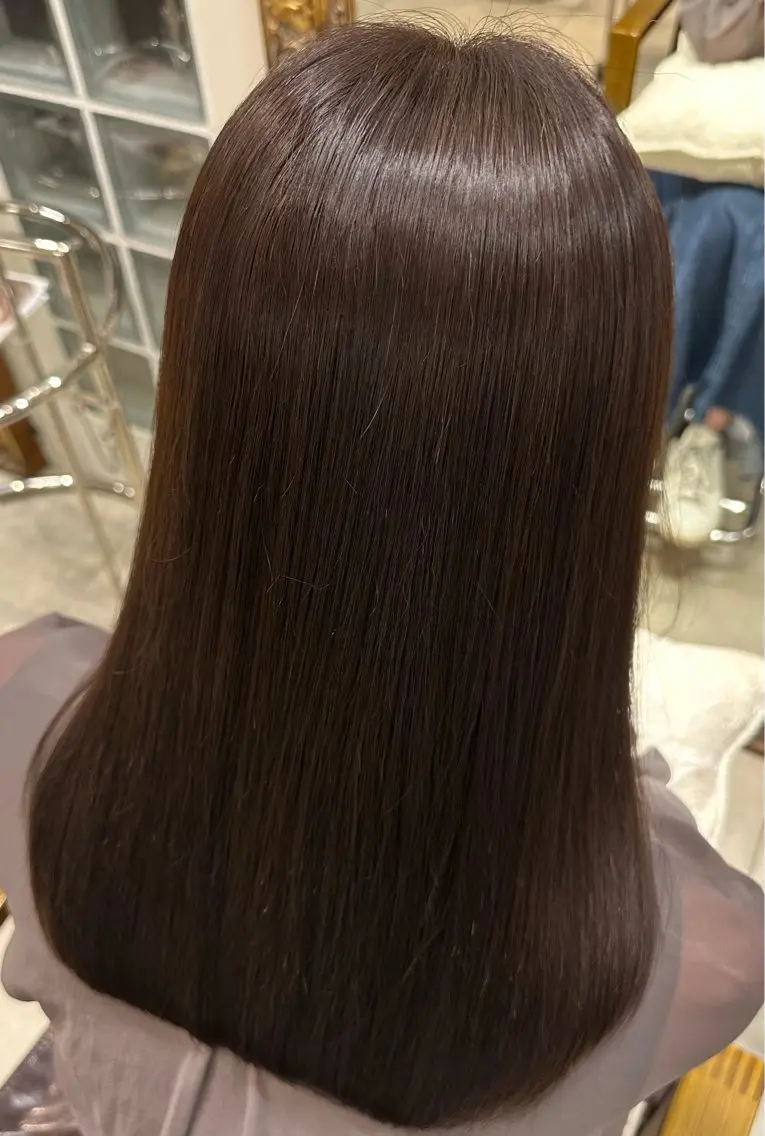 セミロング カラー 遠藤 日和のヘアスタイル