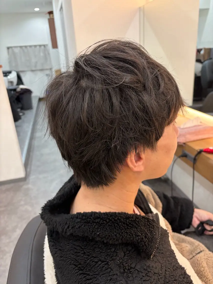 メンズ マッシュ 刈り上げ 郡山/透明感カラー /馬場アンドレアのヘアスタイル