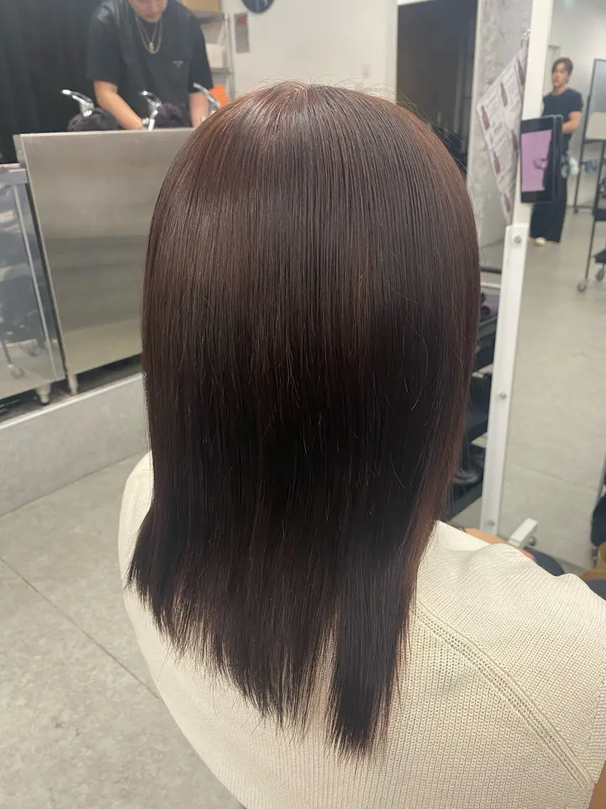 ミディアム Ma2Ri /ゆるふわ暖色カラーのヘアスタイル