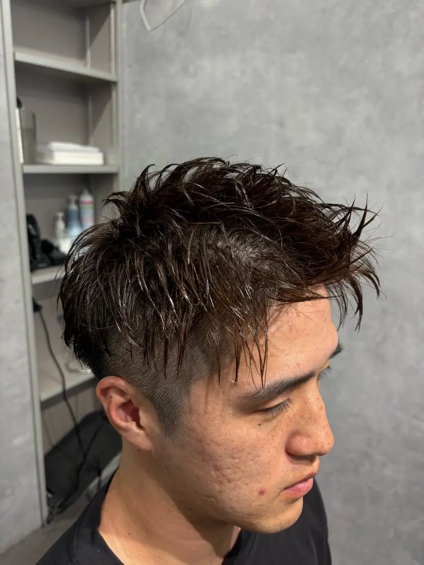 ショート メンズ カット 本間 颯太のヘアスタイル