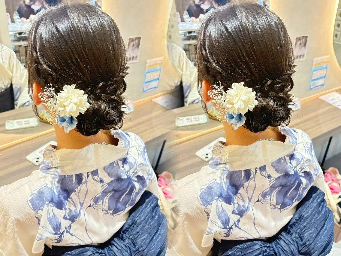 ヘアセット すずき あいりのヘアスタイル