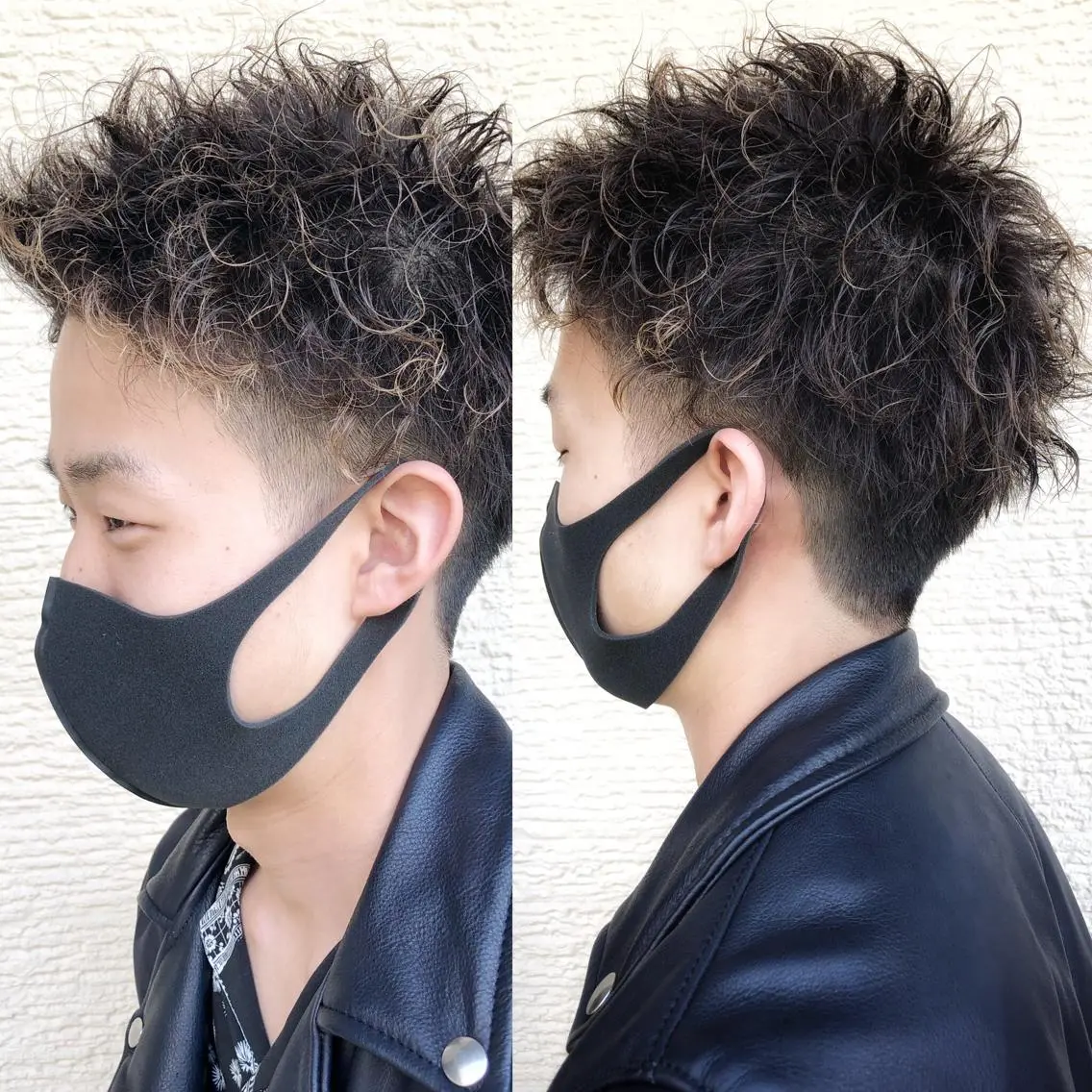 ショート パーマ メンズヘア特化 崎田 成人のヘアスタイル