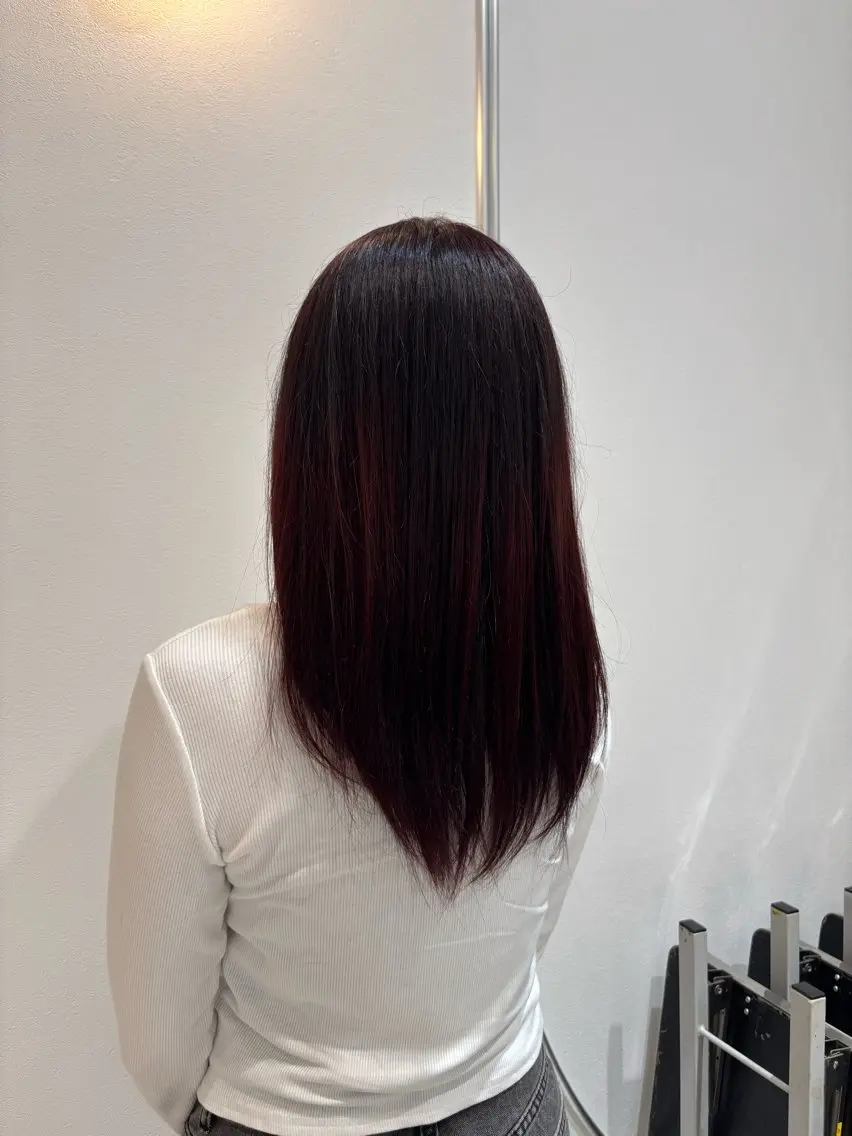 ロング ヘアカラー earth 小松のヘアスタイル