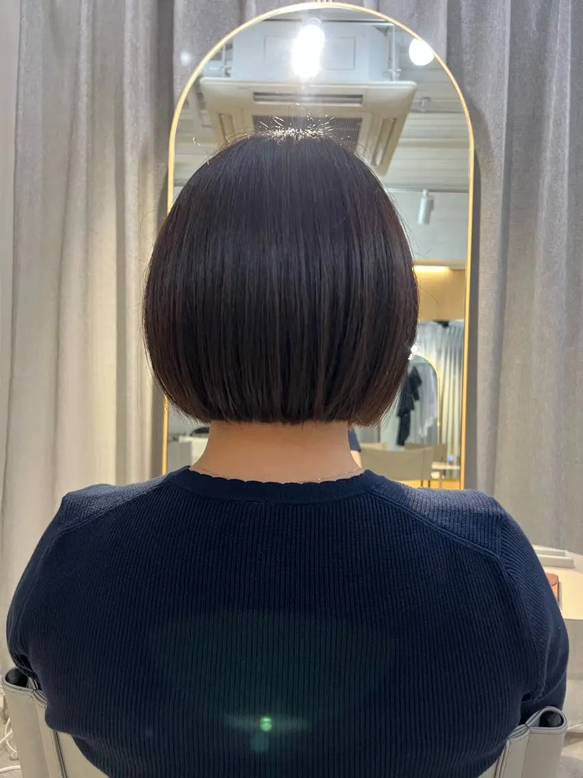 ミディアム 稲毛田 楓のヘアスタイル