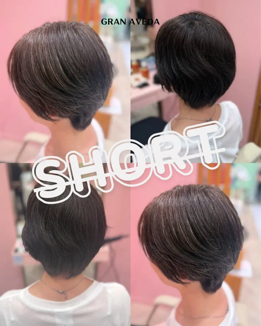 ショート カット 🍒Megumi🍒 /暖色寒色系カラーのヘアスタイル