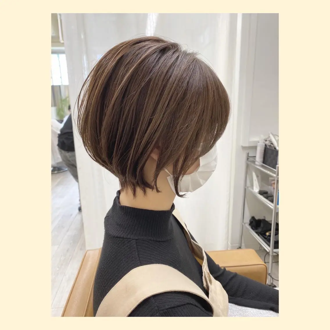 ショート カラー カット ヘアカラー トリートメント 🌈ショート/レイヤ ーカット/中村崇宏のヘアスタイル