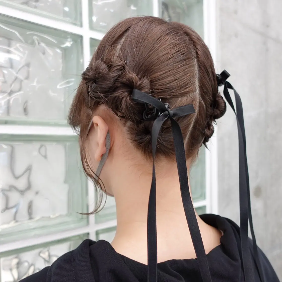 ミディアム ヘアアレンジ ボブ ヘアセット 🌐サトウ リョウ🌐のヘアスタイル