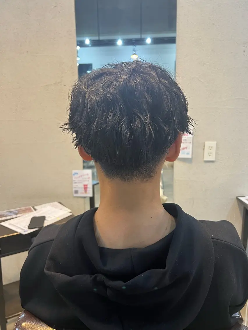 パーマ メンズ メンズパーマ 波巻きパーマ スパイラルパーマ Men's NAM 八角のヘアスタイル