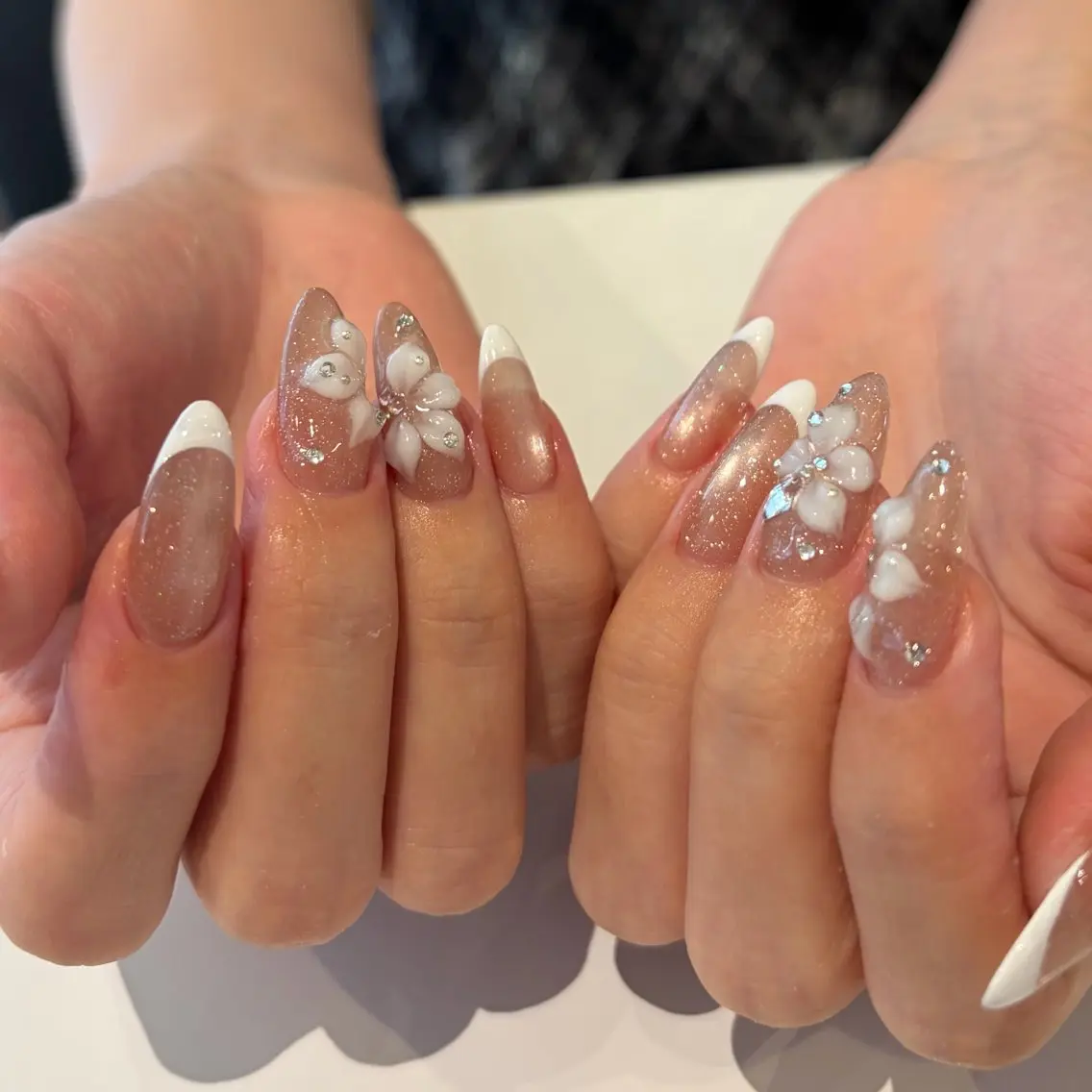 ネイル ストーンネイル ハンドネイル ballie／小野原 なつみのネイルデザイン