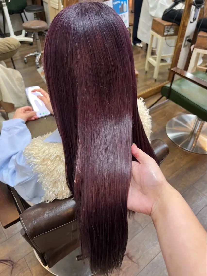 カラー ブラウンカラー ピンクカラー 三宅　デザインカラー 透明感カラー✨のヘアスタイル