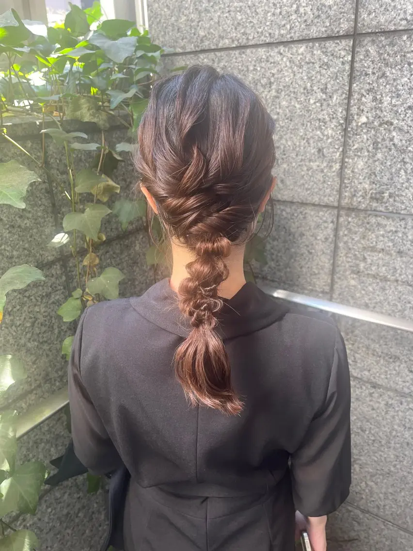 ヘアアレンジ ヘアセット one  chair natsumiのヘアスタイル