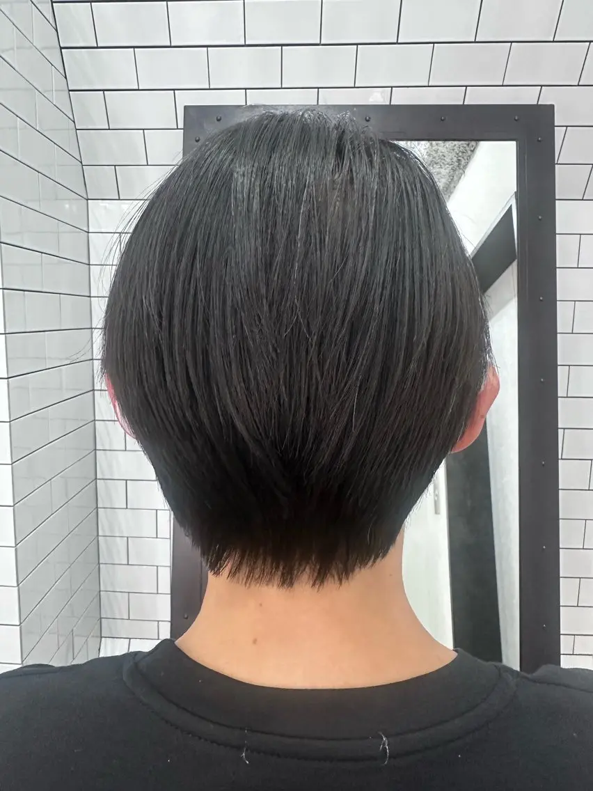 ショート 縮毛矯正 妙見 知洋のヘアスタイル