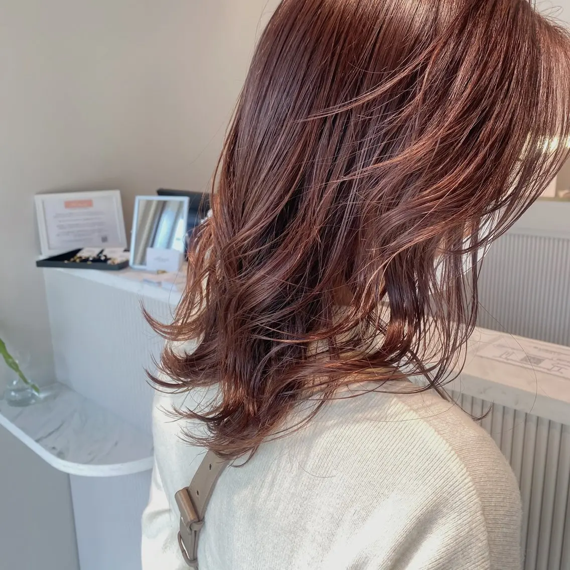 (ミニモ限定)💗カット+透明感カラー(ワンカラー)+トリートメント(超音波アイロン付き)💗の写真