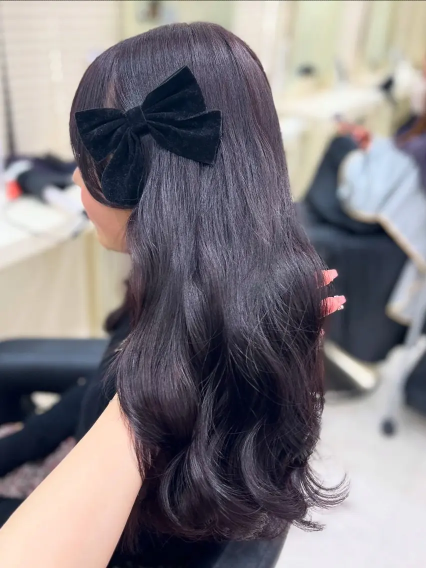 カラー ヘアカラー トリートメント ベージュ・ラベンダー カラー🎀りりのヘアスタイル