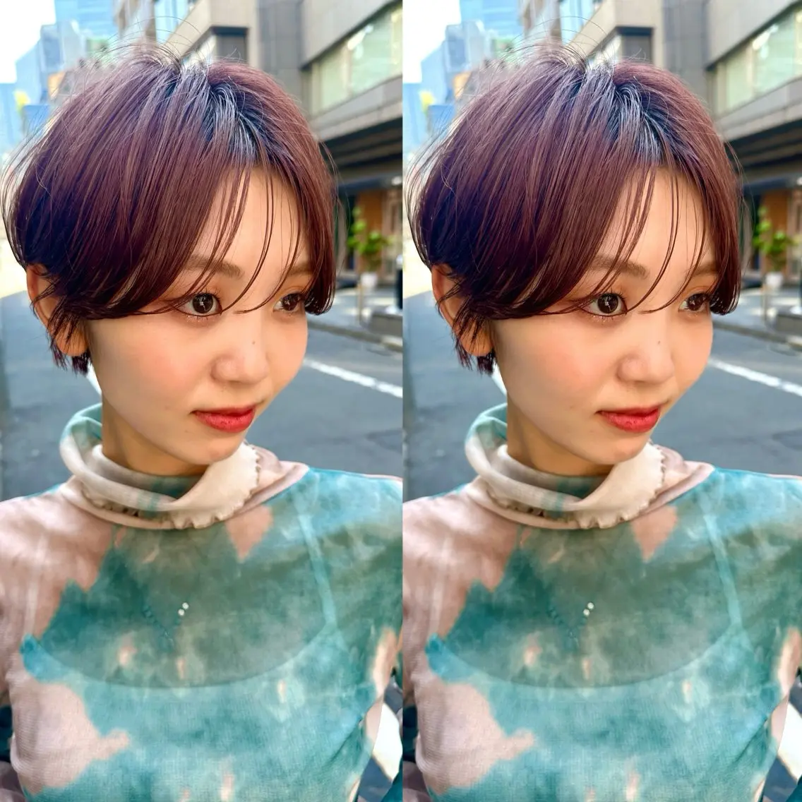 ショート カット ヘアカラー 骨格診断で絶対可愛い ✨丸みショート✨凌弥のヘアスタイル