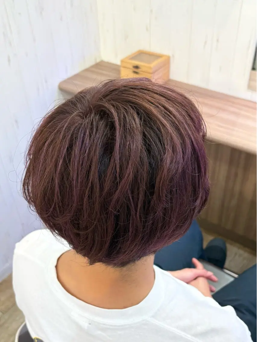 カラー メンズ メンズハイライト ハイライトカラー 新倉 舞のヘアスタイル