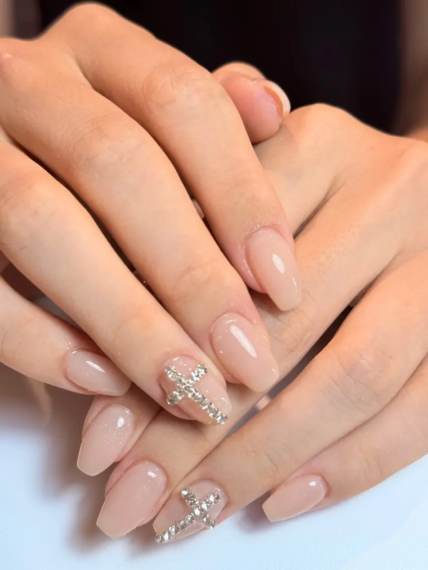 ネイル アートネイル チークネイル フレンチネイル グラデーション キラキラネイル ハンドネイル Risa_ Nailのネイルデザイン