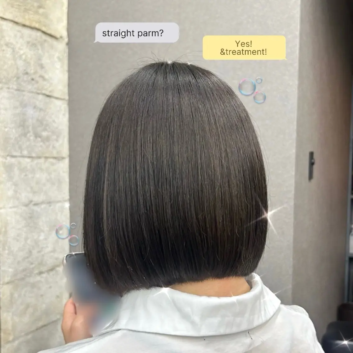 パーマ ストレートパーマ りお🎀暖色🩰カラ ーモデル募集中のヘアスタイル