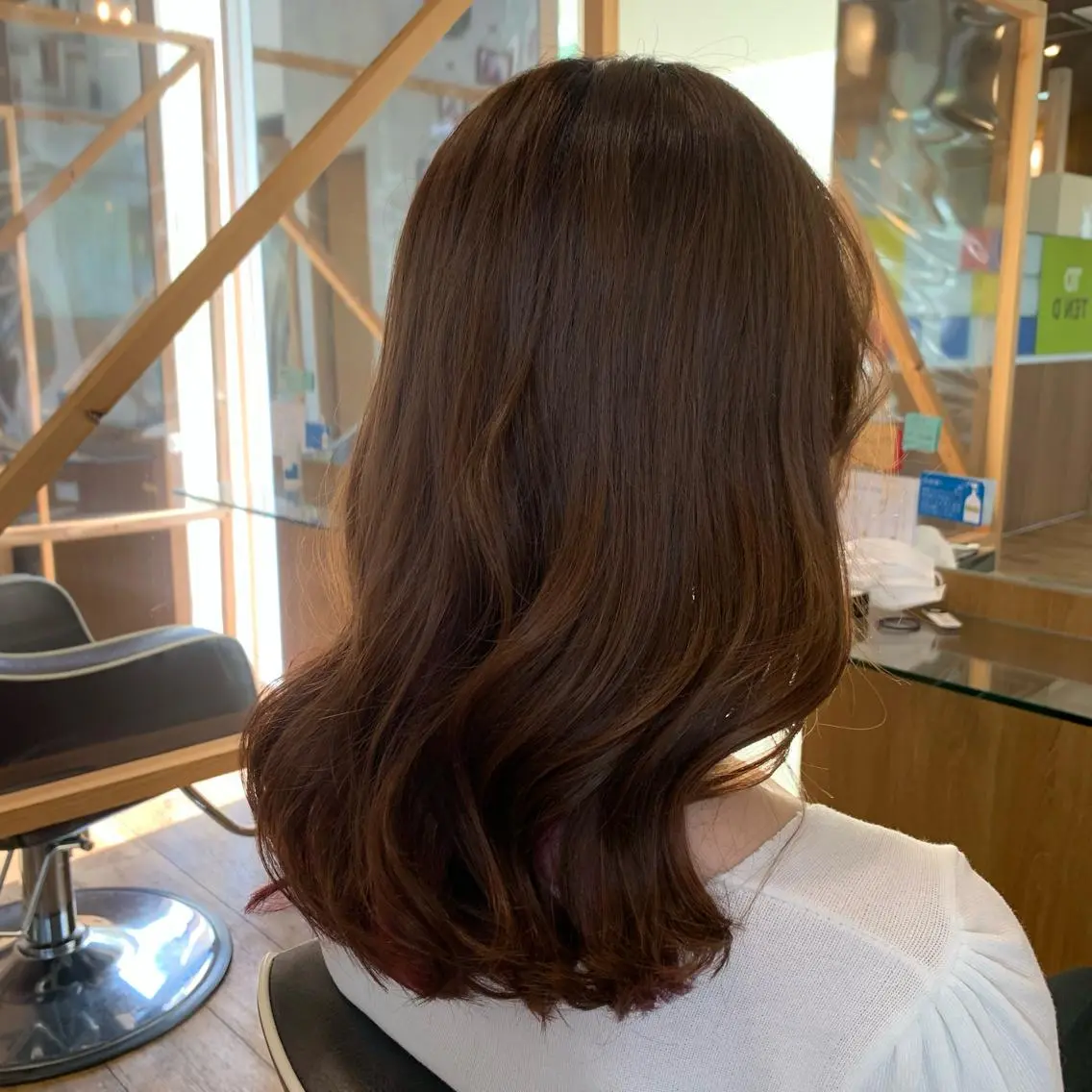 セミロング カラー 🌻井上 マリー🌻のヘアスタイル