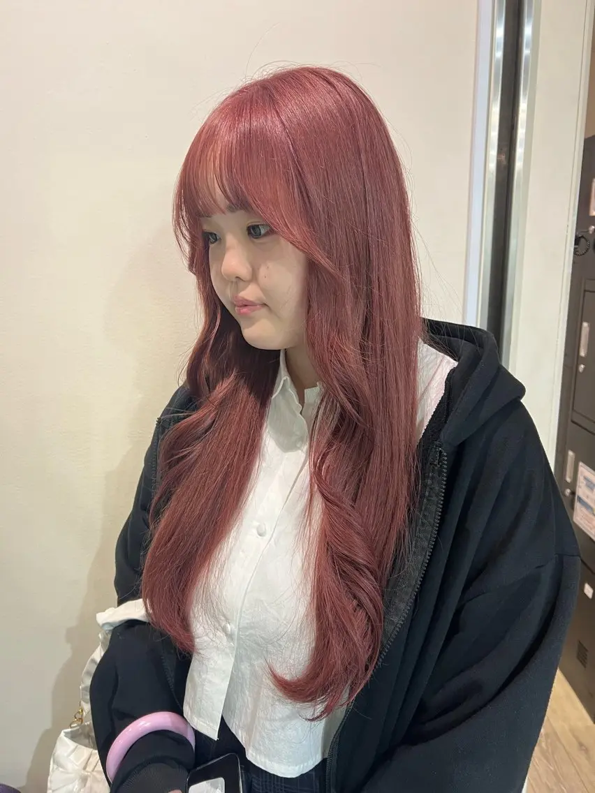 ロング ヘアカラー トリートメント yuuna. 🪽のヘアスタイル