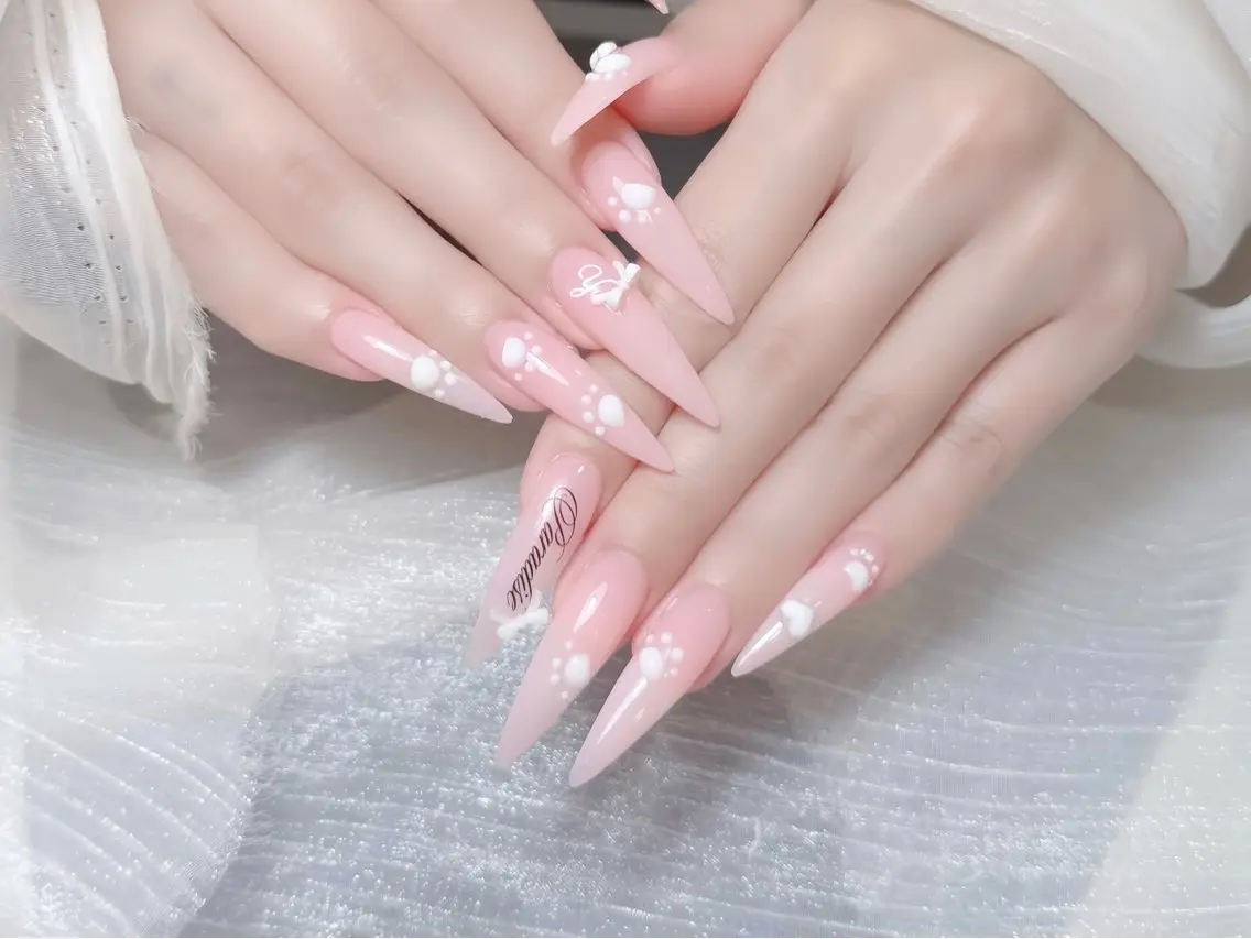 ネイル べっ甲ネイル ブルー 長さ出し フレンチネイル ジェルネイル ハンドネイル ハンドケア Rin Nail 新大久保店のネイルデザイン