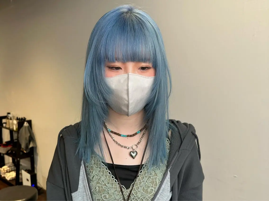 ロング カラー アディクシーカラー ブリーチ ケアブリーチ デザインカラー ハイトーンカラー ワンホンヘア/ レイヤー/Kaitoのヘアスタイル