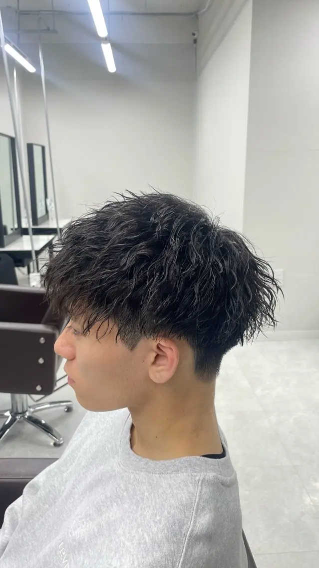 ショート パーマ メンズ カット パーマ メンズ特化AMITY SHINGOのヘアスタイル