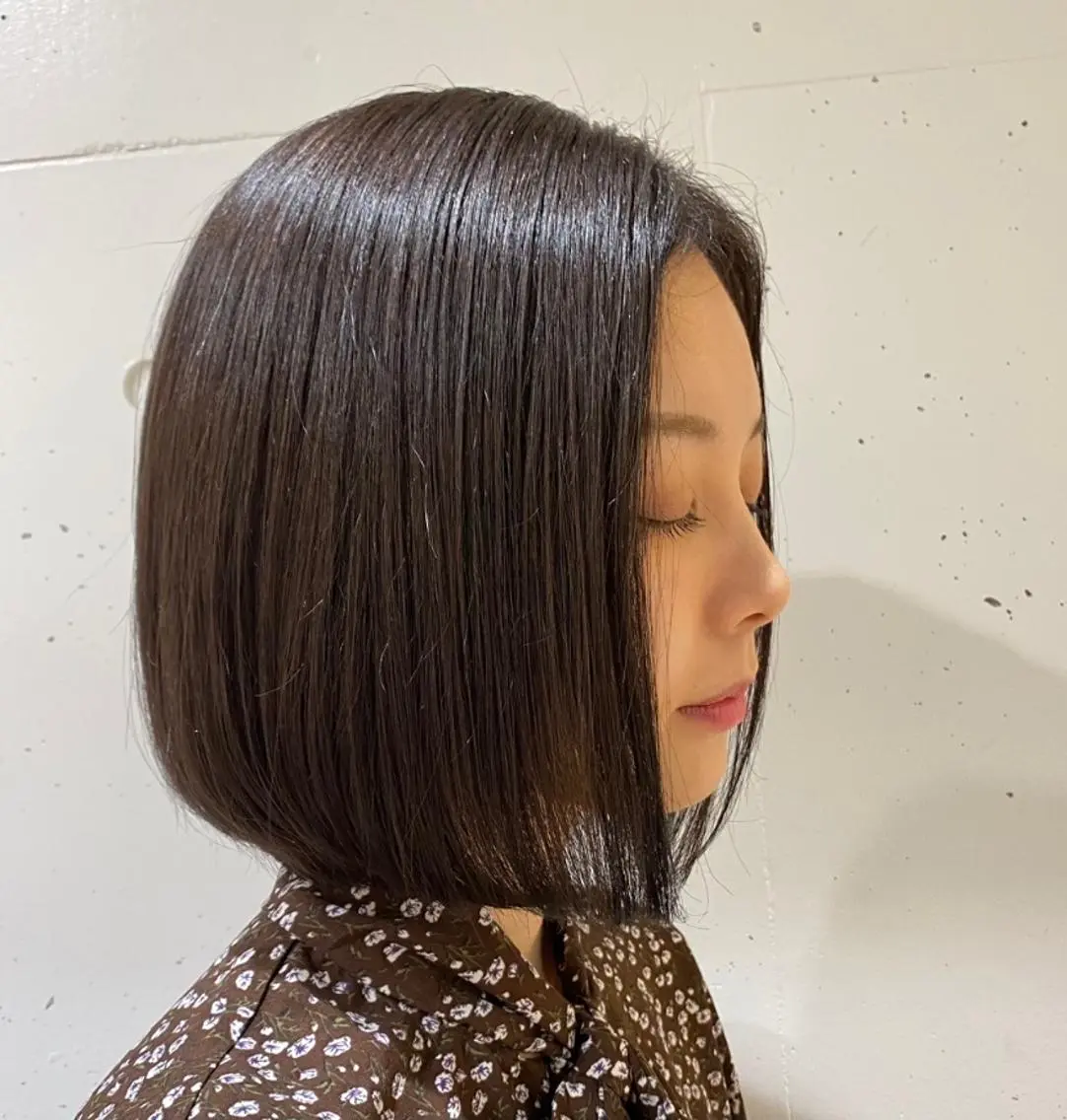 🌈カット+ワンカラー+超音波トリートメント🌈の写真
