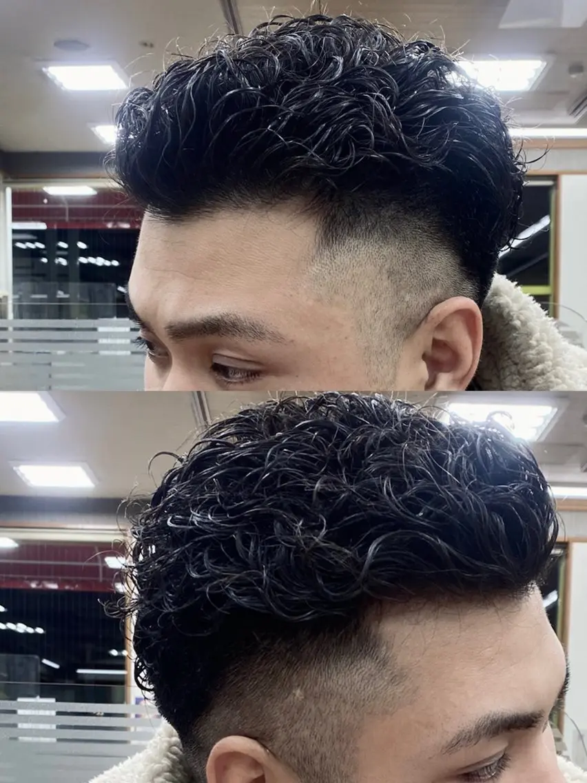 【メンズ限定】カット＋パーマ＋眉カット　超お得メニュー🉐の写真