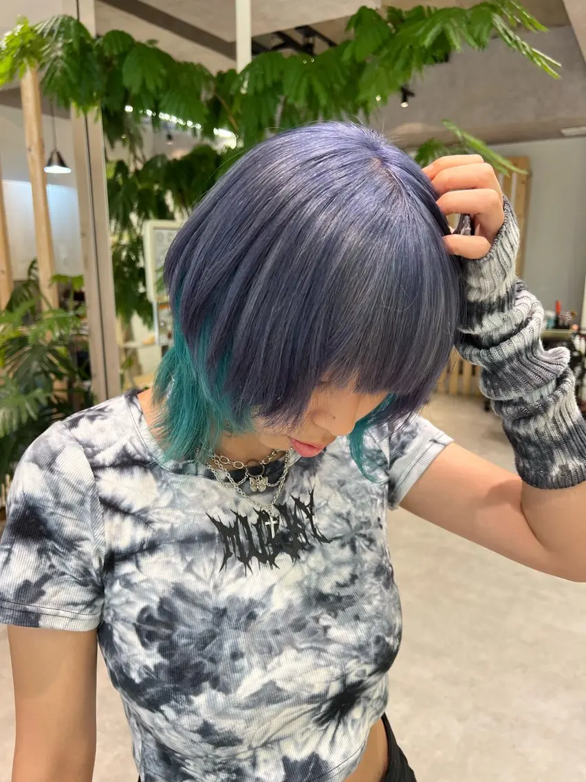 ショート カラー ヘアカラー トリートメント 🍀お悩み改善憧れの 美髪 小林風雅のヘアスタイル
